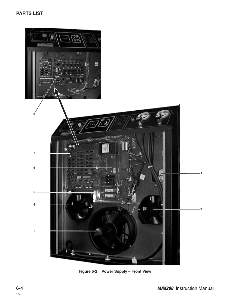 4 max200 instruction manual, Parts list | Hypertherm MAX200 Machine Torch Plasma Arc Cutting System User Manual | Page 123 / 187