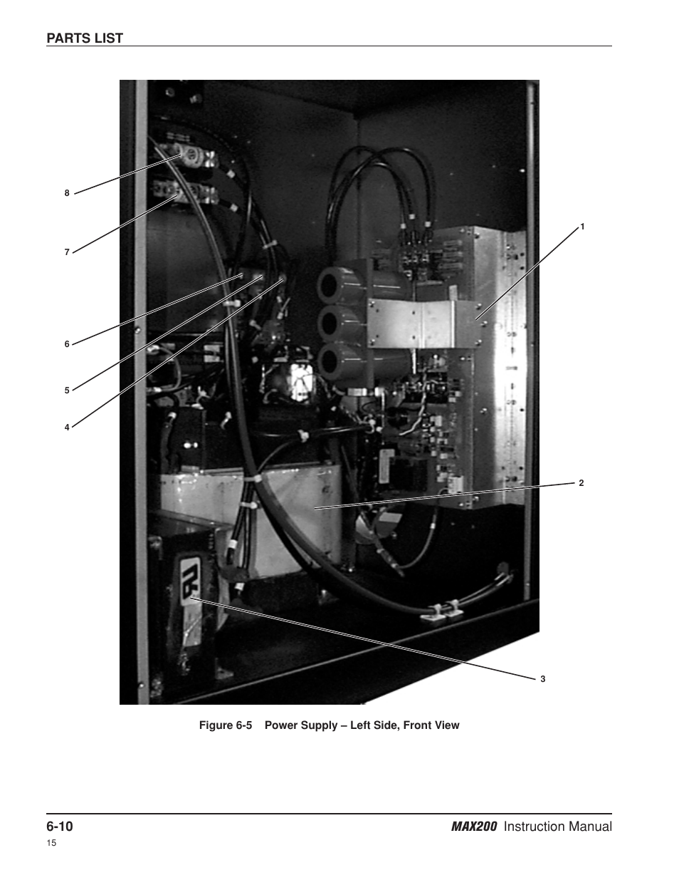 Parts list | Hypertherm MAX200 Machine Torch Plasma Arc Cutting System User Manual | Page 129 / 187