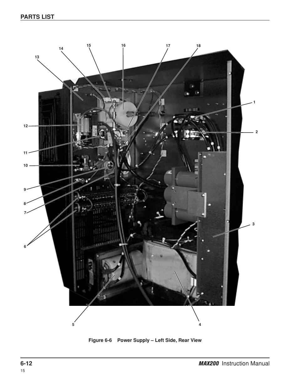 Parts list | Hypertherm MAX200 Machine Torch Plasma Arc Cutting System User Manual | Page 131 / 187
