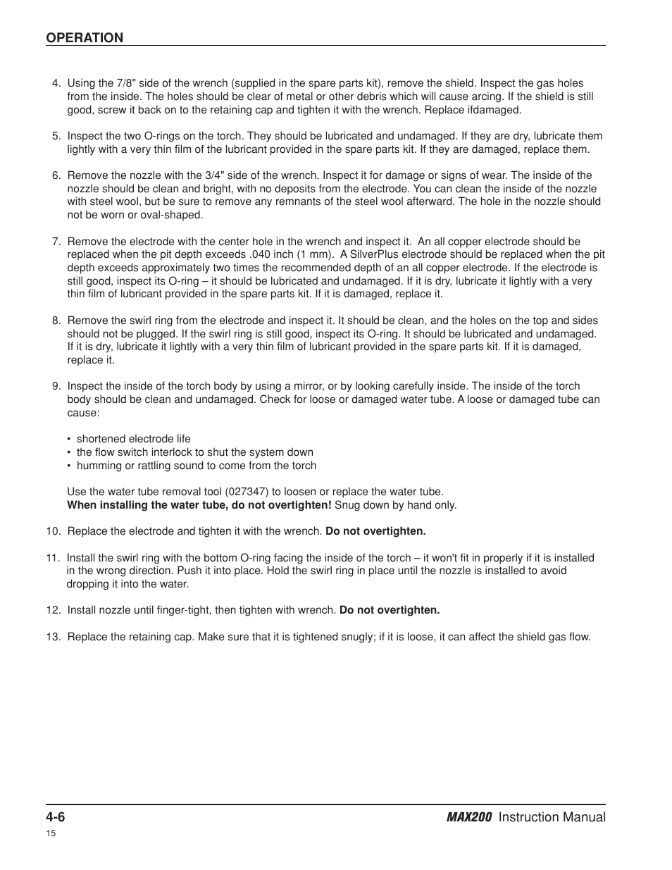 Hypertherm MAX200 Machine Torch Plasma Arc Cutting System User Manual | Page 71 / 187