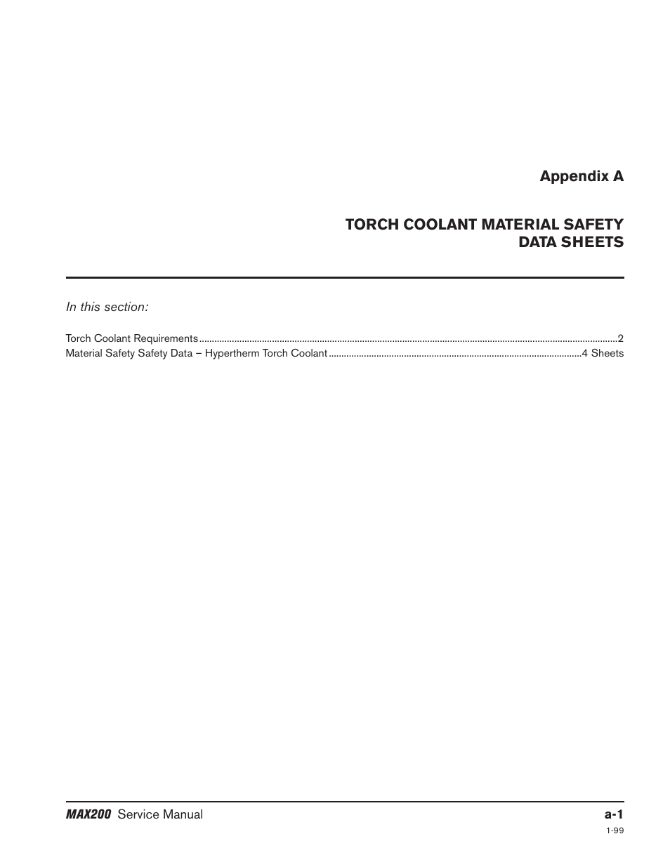 Hypertherm MAX200 Service Manual User Manual | Page 179 / 211