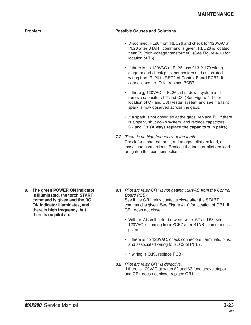 Hypertherm MAX200 Service Manual User Manual | Page 64 / 211