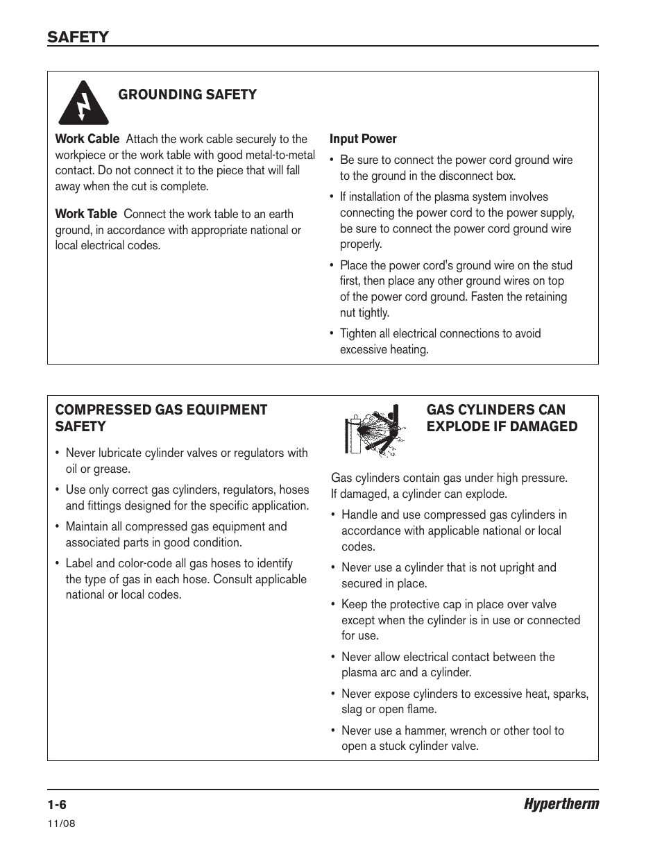 Hypertherm Powermax30 Operator Manual User Manual | Page 18 / 98