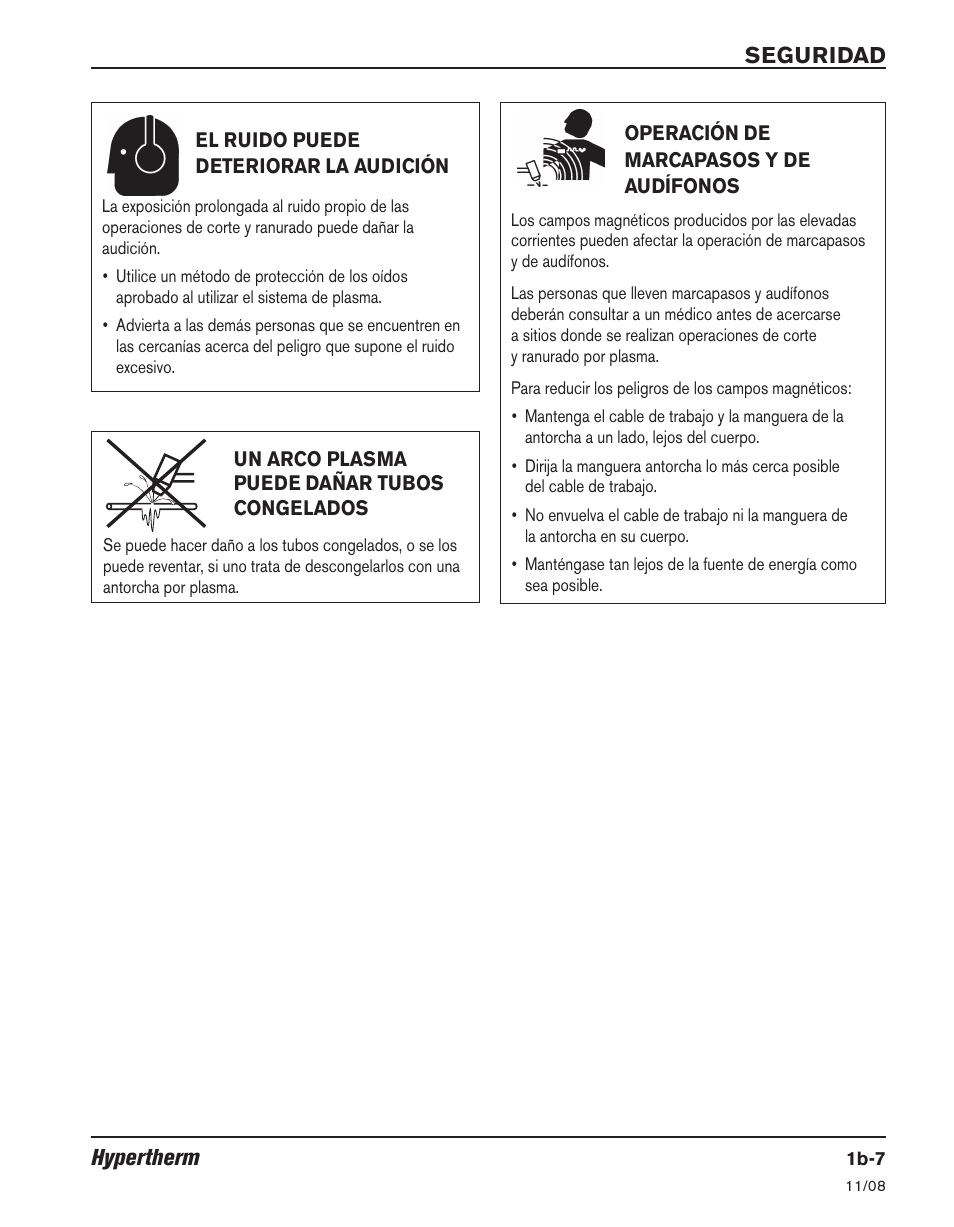 Hypertherm Powermax30 Operator Manual User Manual | Page 43 / 98