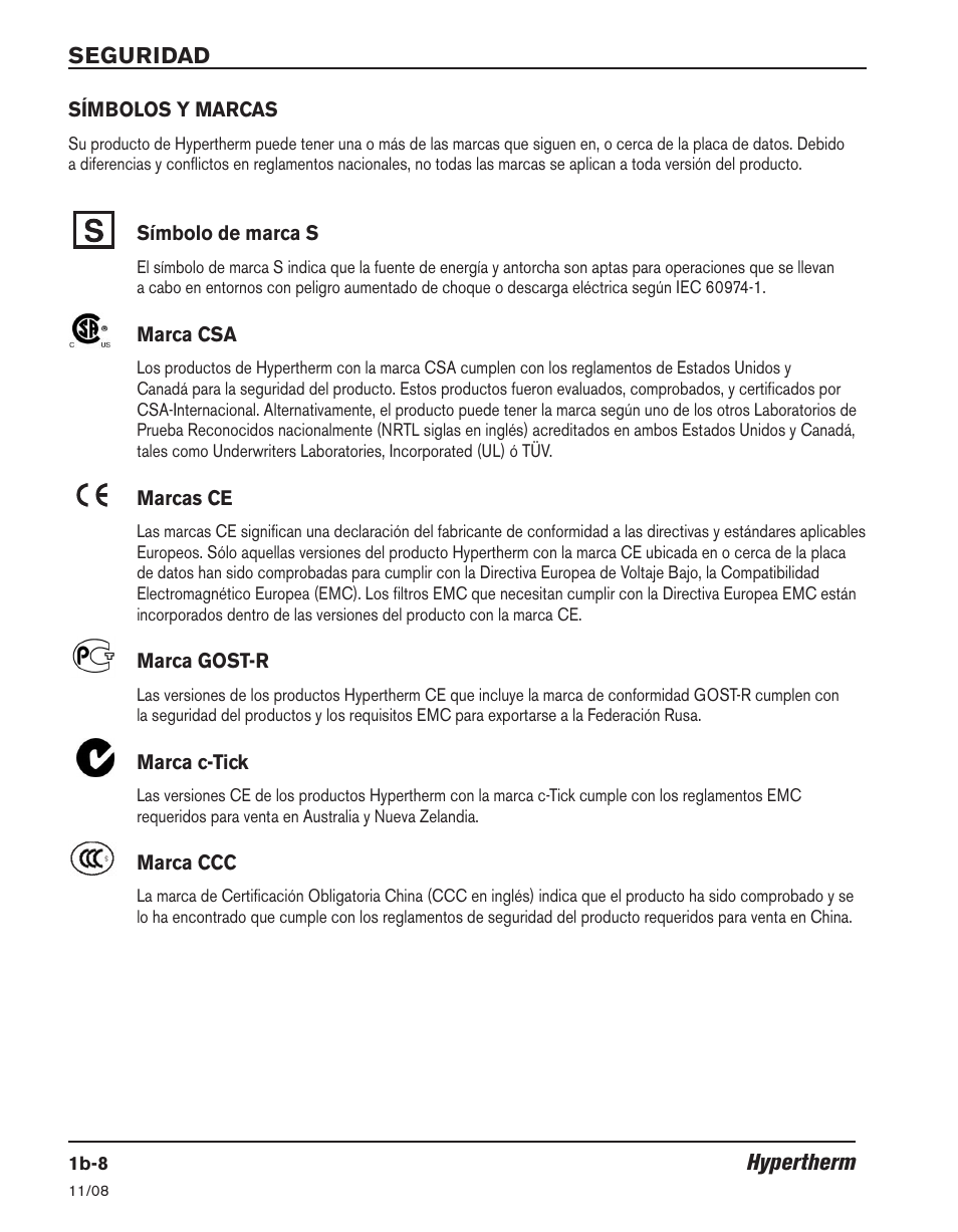 Hypertherm Powermax30 Operator Manual User Manual | Page 44 / 98