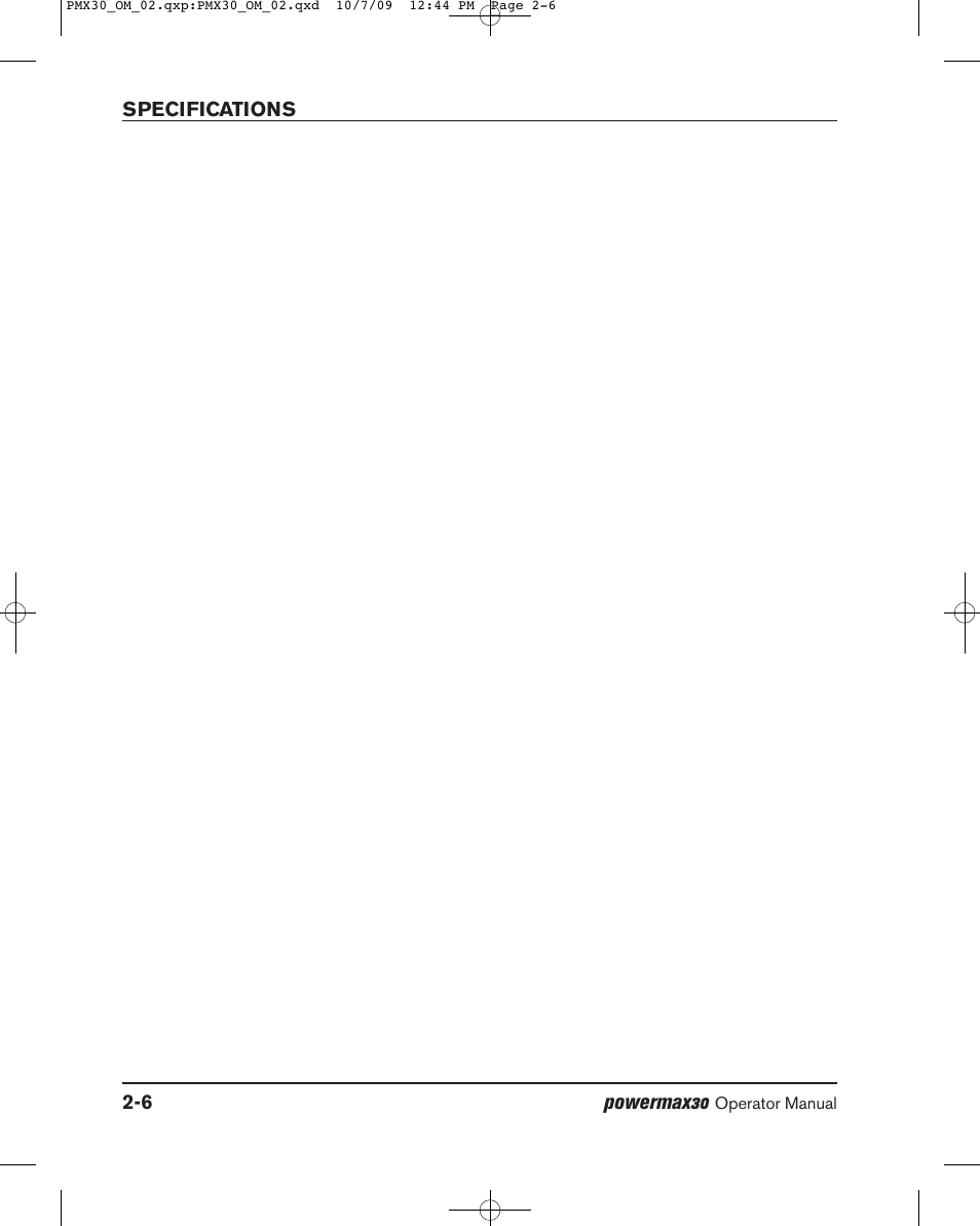 Hypertherm Powermax30 Operator Manual User Manual | Page 54 / 98