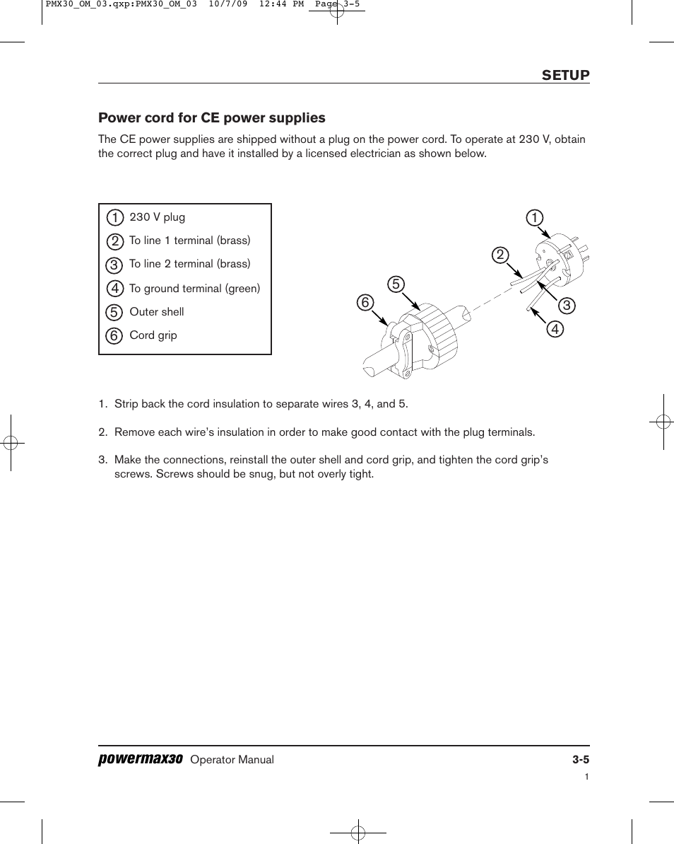 Powermax30 | Hypertherm Powermax30 Operator Manual User Manual | Page 59 / 98