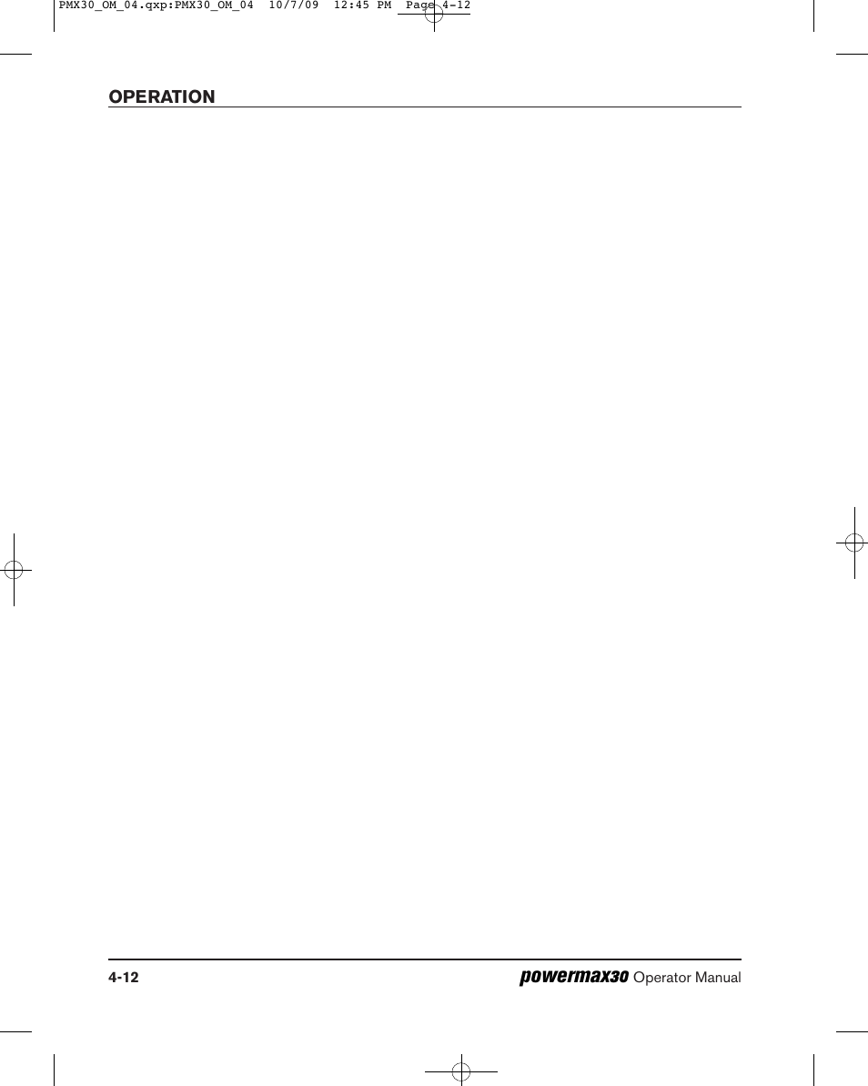 Powermax30 | Hypertherm Powermax30 Operator Manual User Manual | Page 74 / 98