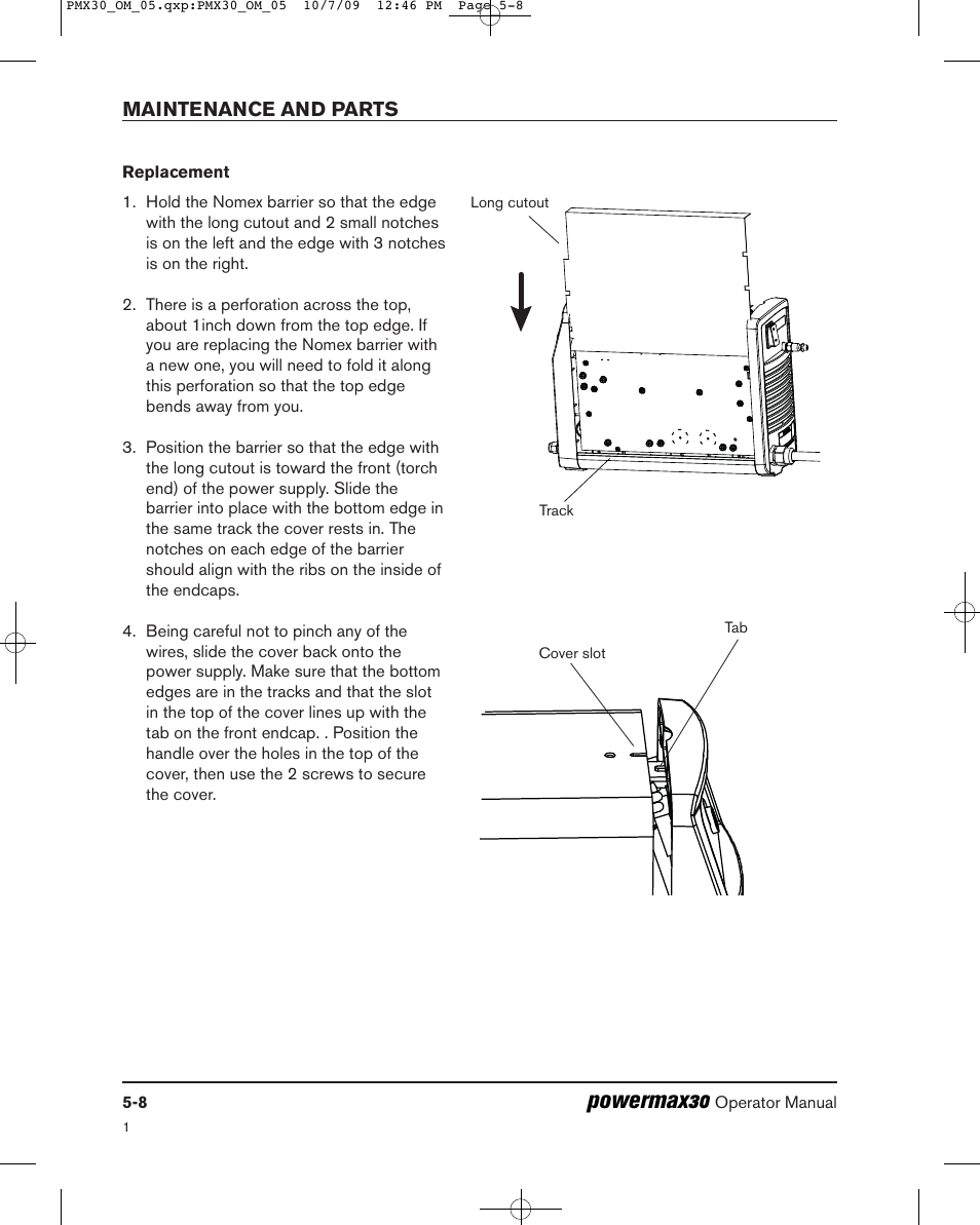 Powermax30 | Hypertherm Powermax30 Operator Manual User Manual | Page 82 / 98