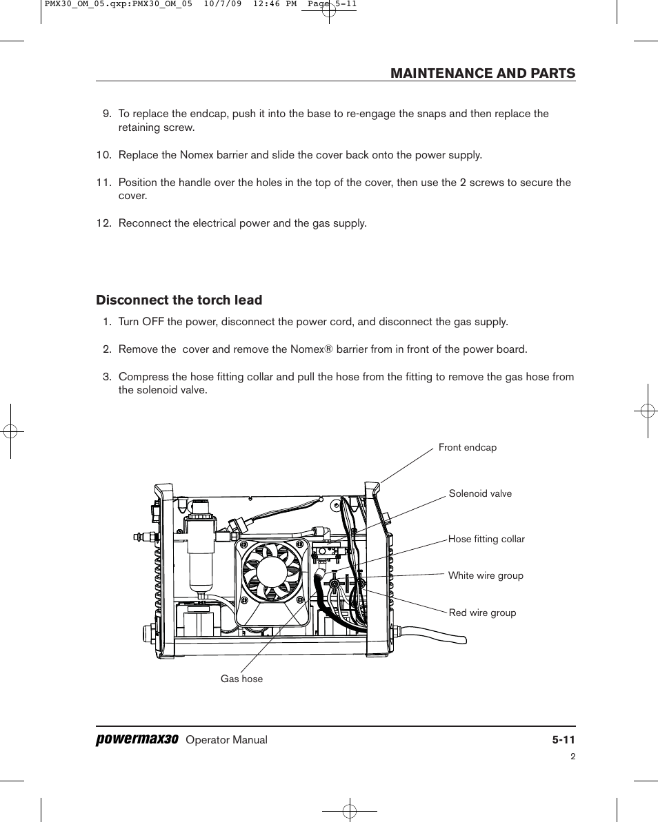 Powermax30 | Hypertherm Powermax30 Operator Manual User Manual | Page 85 / 98