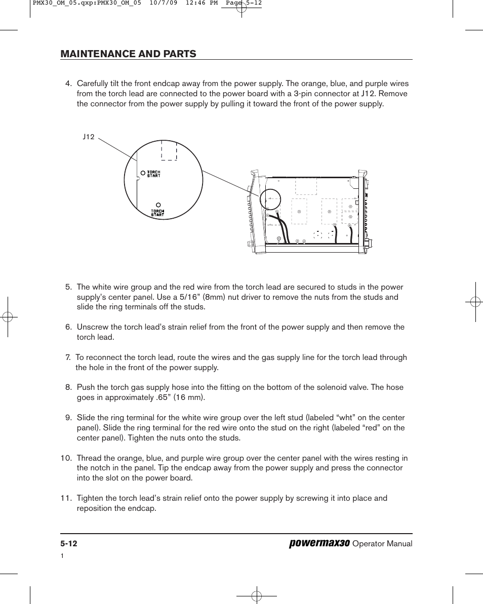 Powermax30 | Hypertherm Powermax30 Operator Manual User Manual | Page 86 / 98