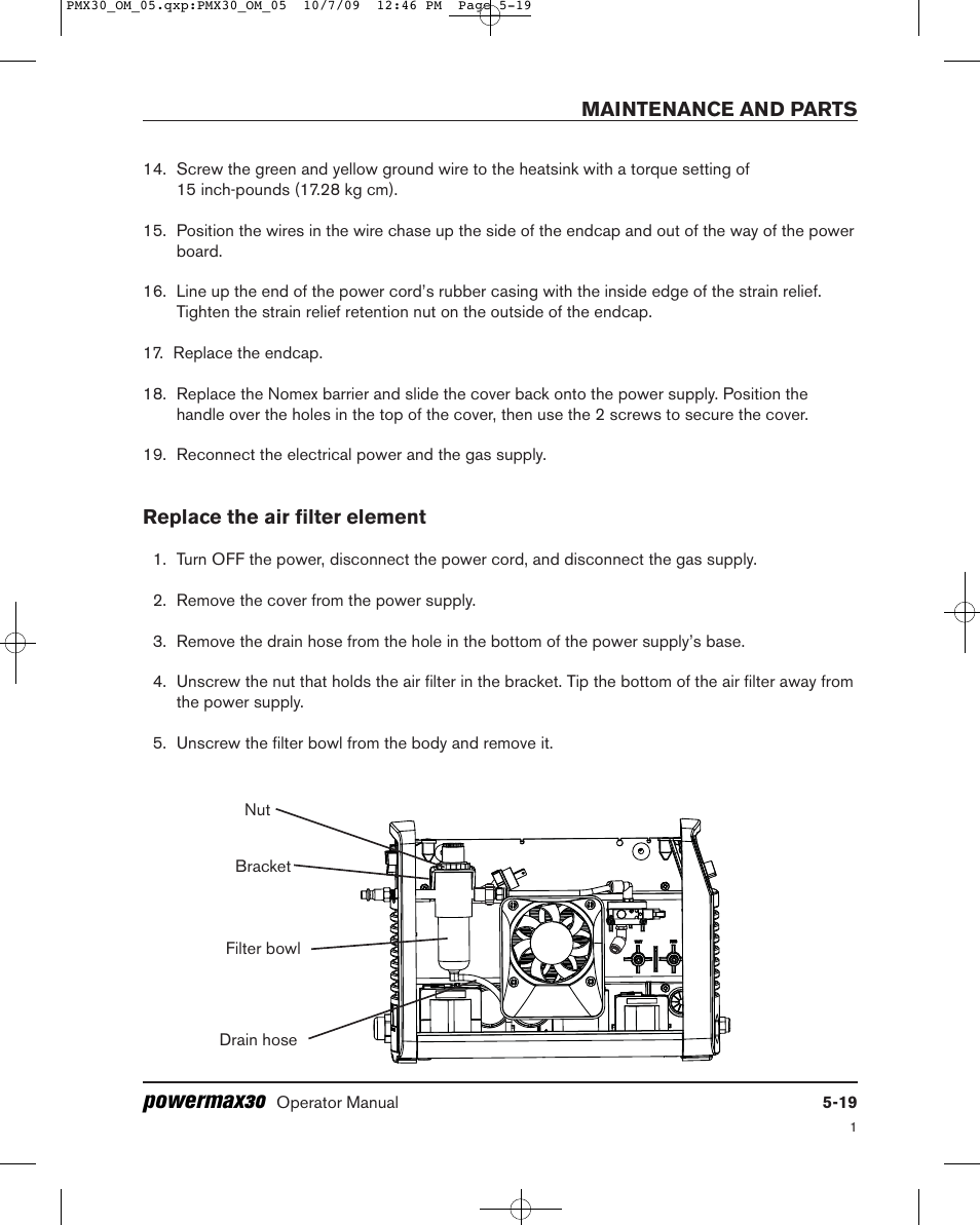 Powermax30 | Hypertherm Powermax30 Operator Manual User Manual | Page 93 / 98