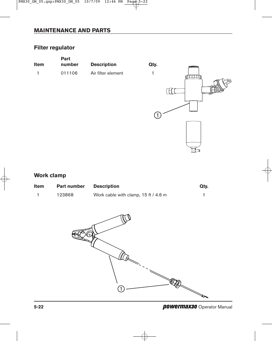 Powermax30 | Hypertherm Powermax30 Operator Manual User Manual | Page 96 / 98