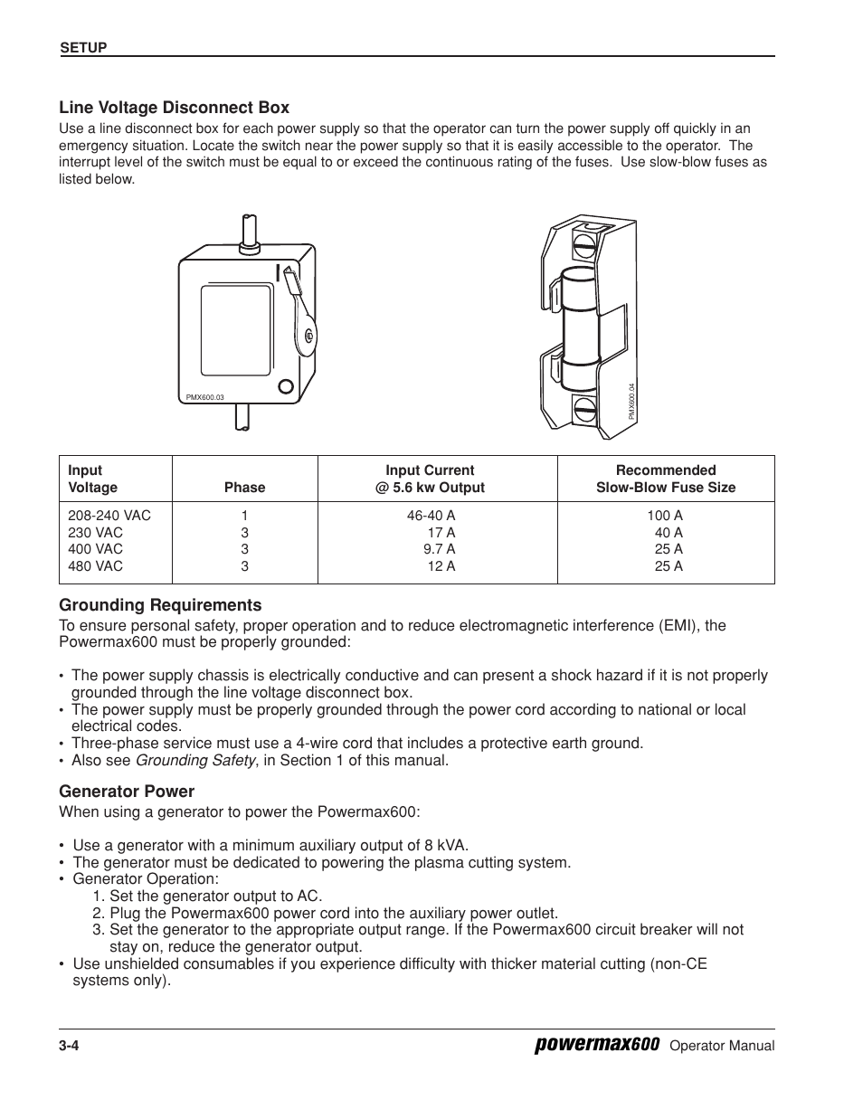 Powermax | Hypertherm Powermax600 Operator Manual User Manual | Page 27 / 67