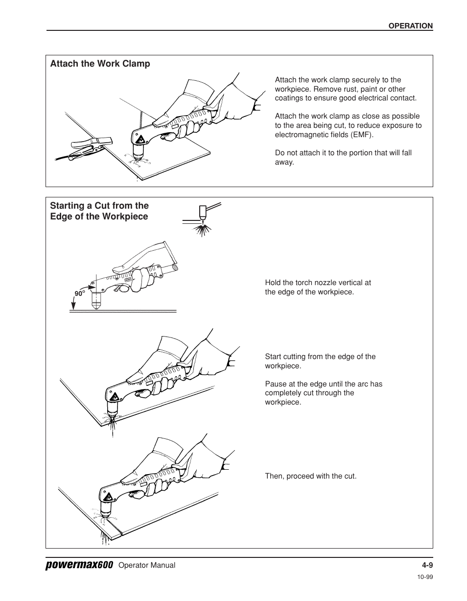 Powermax | Hypertherm Powermax600 Operator Manual User Manual | Page 40 / 67