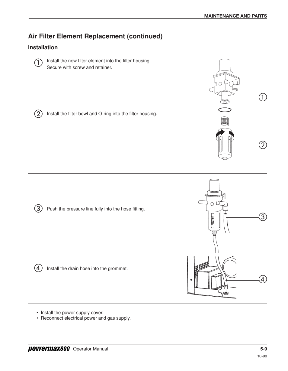 ብቤ ብ, Powermax | Hypertherm Powermax600 Operator Manual User Manual | Page 52 / 67