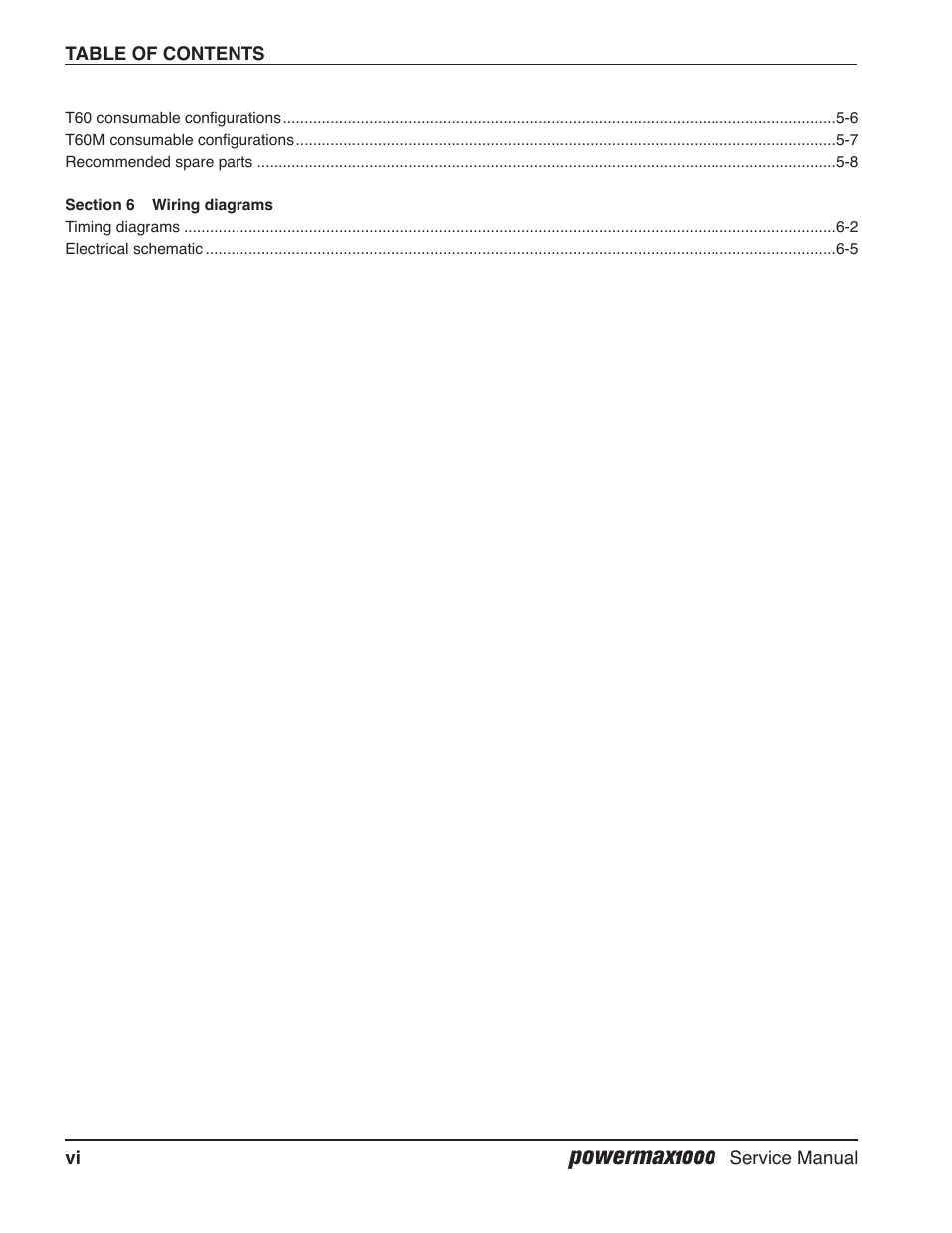 Powermax1000 | Hypertherm Powermax1000 Service Manual User Manual | Page 9 / 92