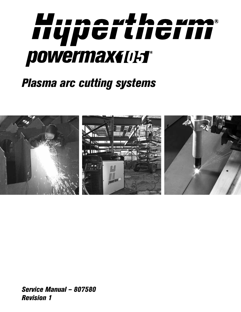 Hypertherm Powermax105 Service Manual User Manual | 343 pages