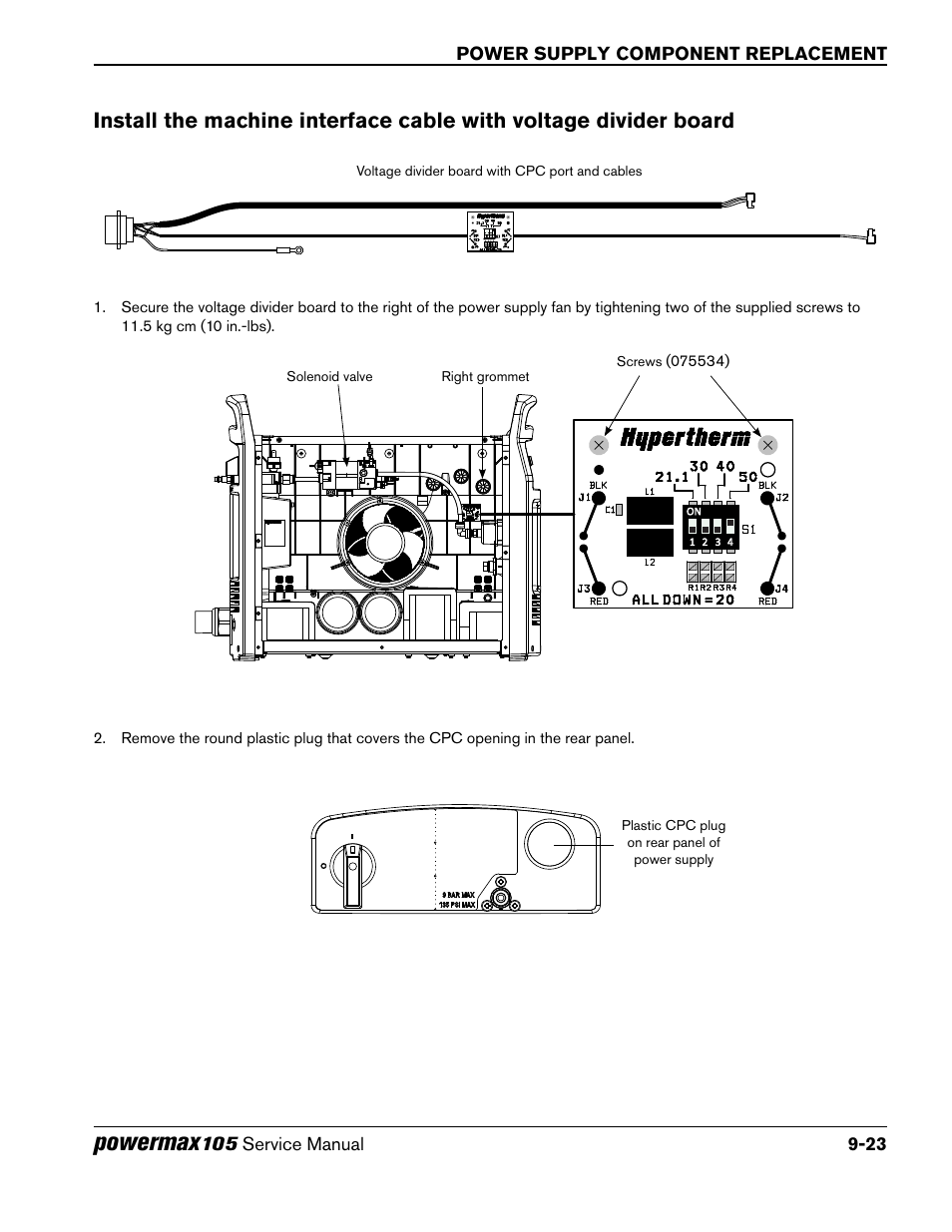 Powermax | Hypertherm Powermax105 Service Manual User Manual | Page 221 / 343