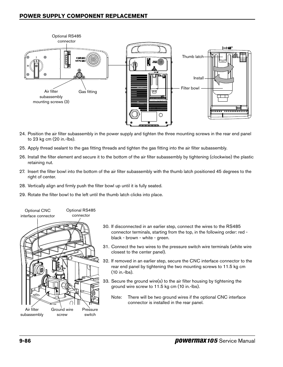 Powermax | Hypertherm Powermax105 Service Manual User Manual | Page 284 / 343