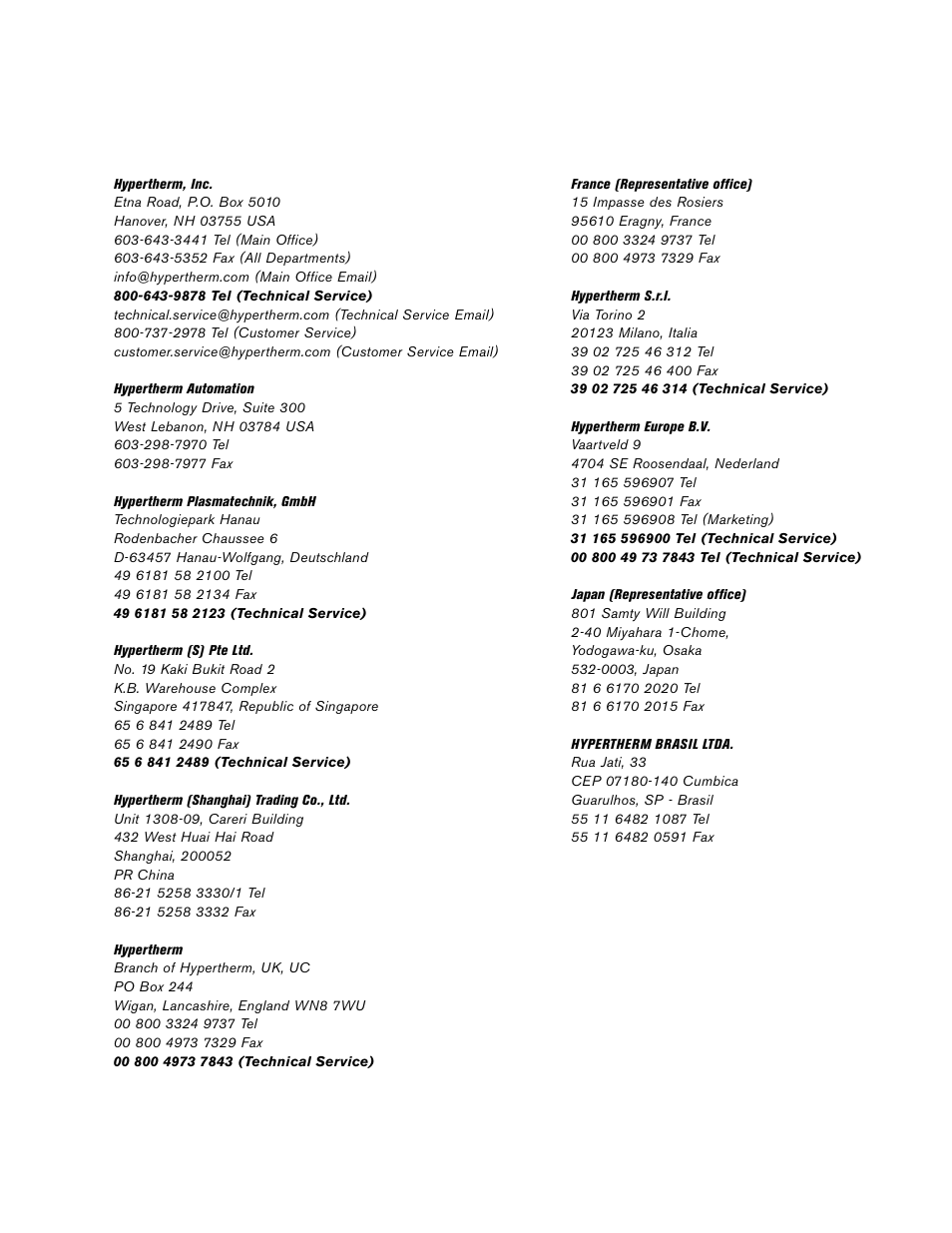 Hypertherm Powermax1250 Service Manual User Manual | Page 3 / 98