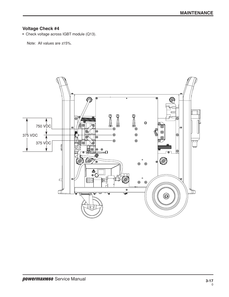 Hypertherm Powermax1650 Service Manual User Manual | Page 44 / 73