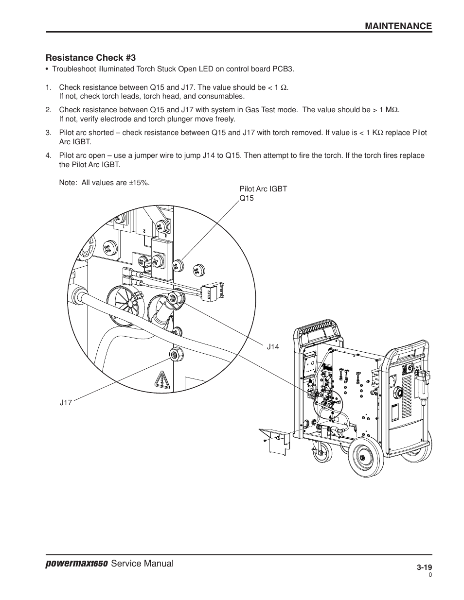 Powermax1650 | Hypertherm Powermax1650 Service Manual User Manual | Page 46 / 73
