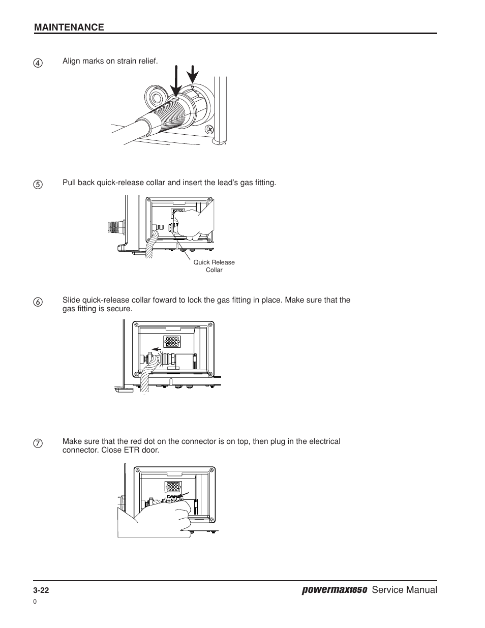 Work cable replacement -24, Powermax1650 | Hypertherm Powermax1650 Service Manual User Manual | Page 49 / 73