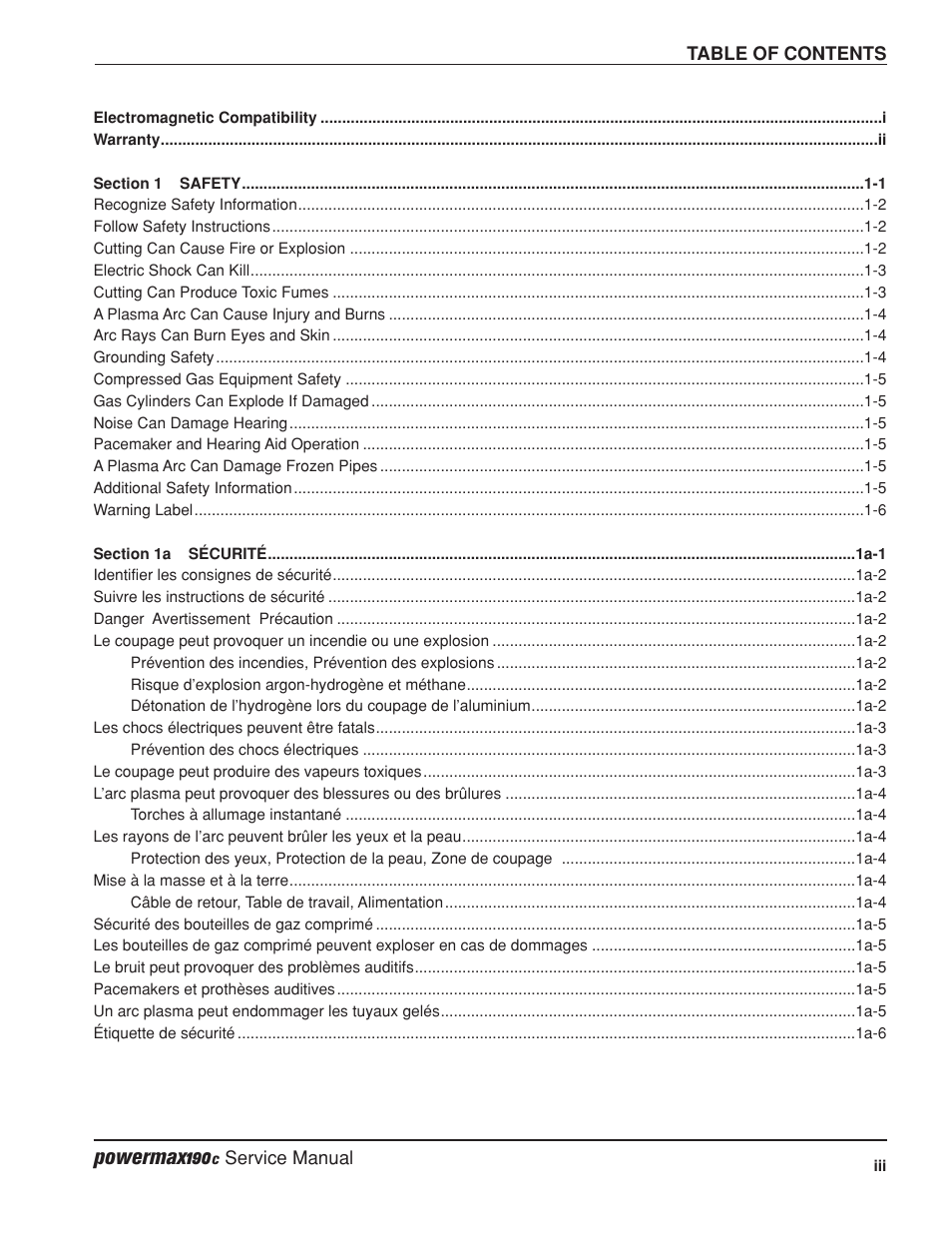 Powermax190 | Hypertherm Powermax190c Service Manual User Manual | Page 6 / 47