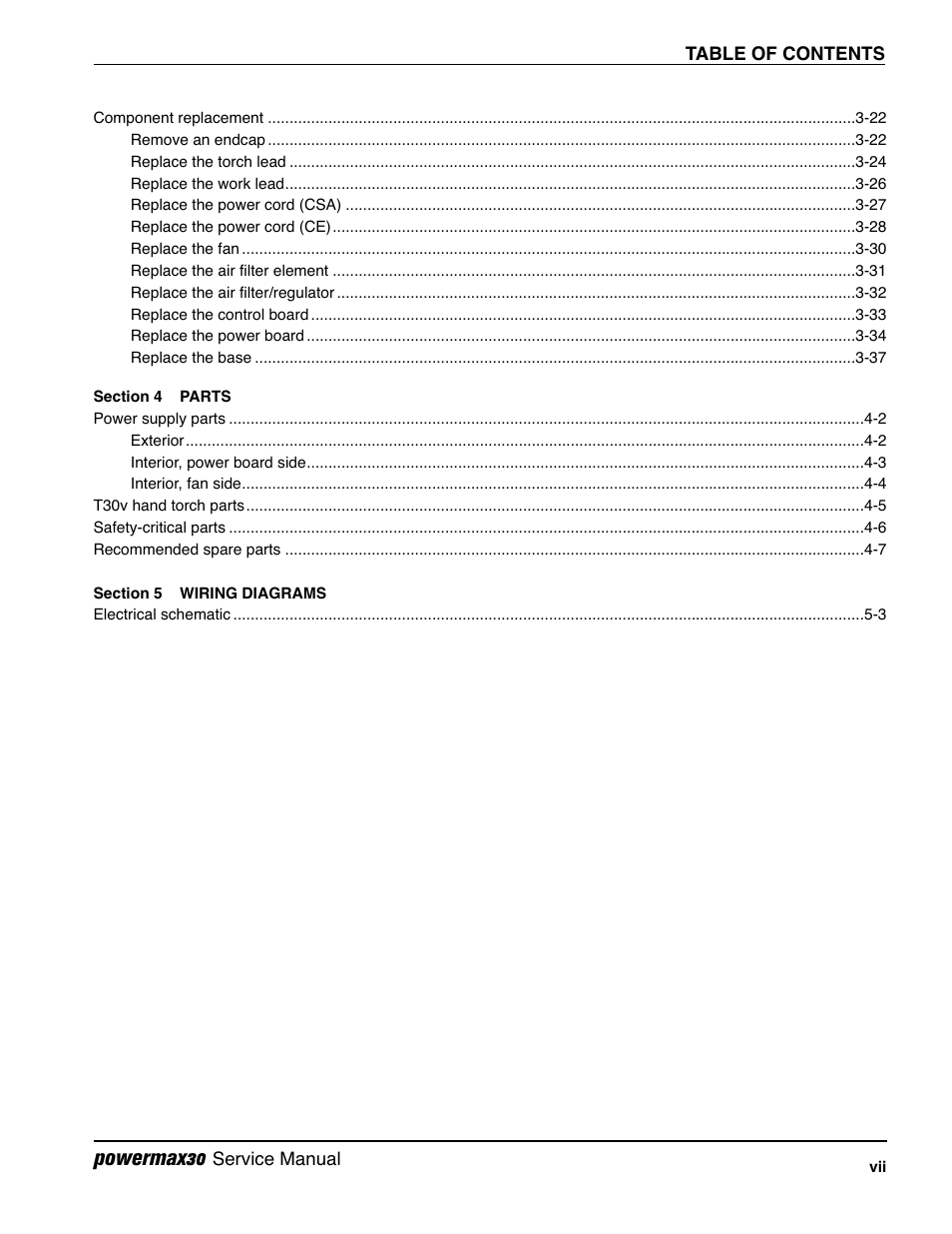 Powermax30 | Hypertherm Powermax30 Service Manual User Manual | Page 10 / 88