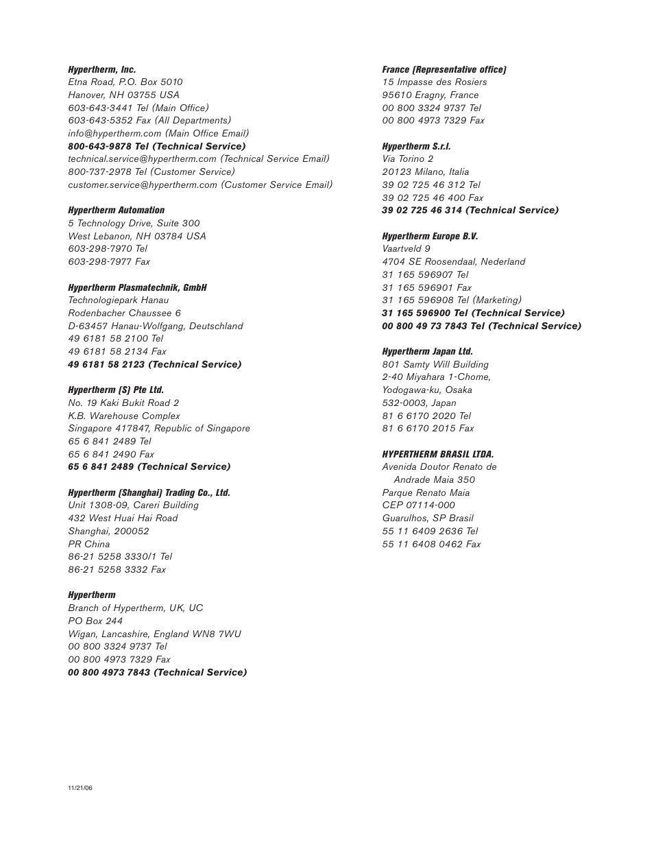 Hypertherm Powermax30 Service Manual User Manual | Page 3 / 88