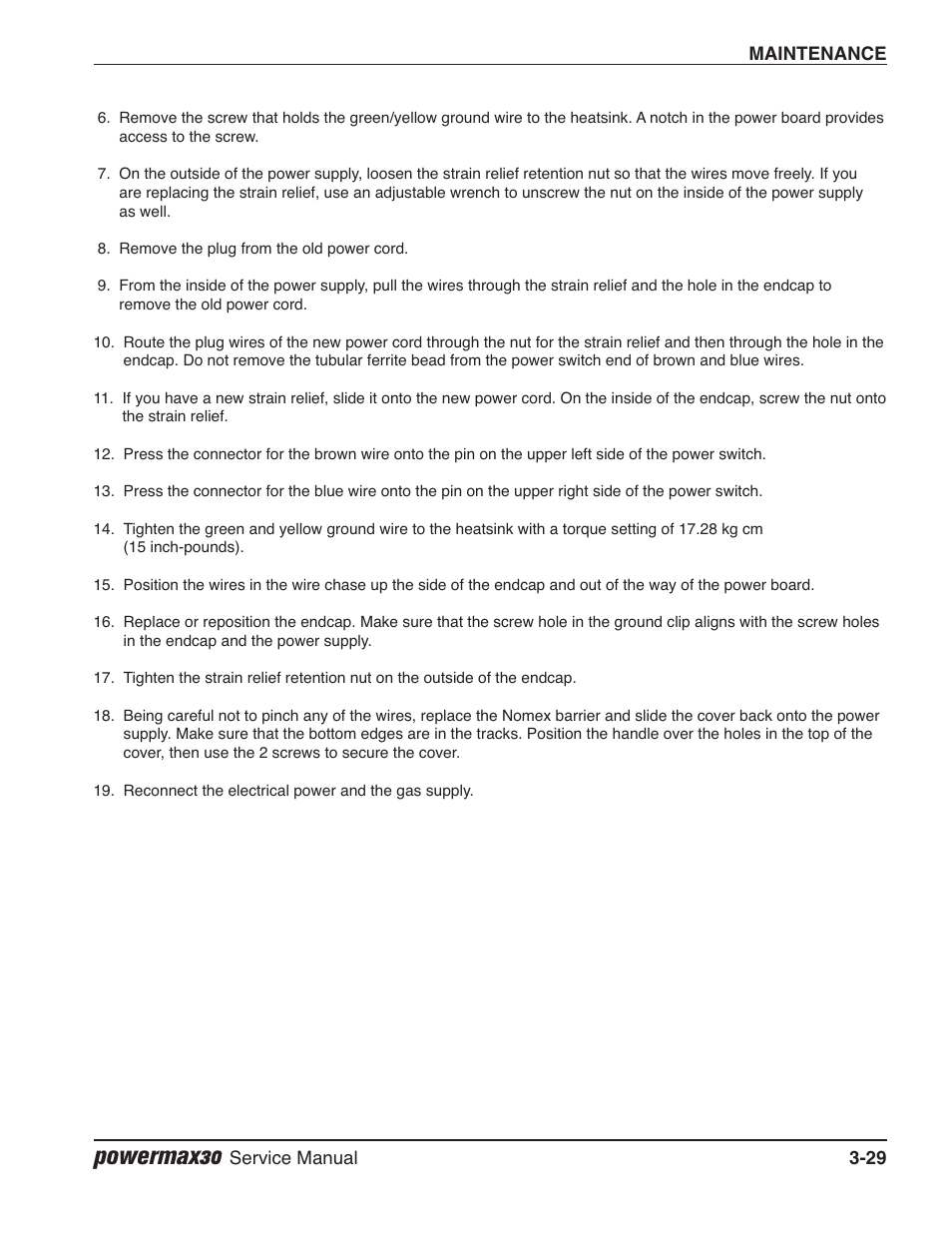 Powermax30 | Hypertherm Powermax30 Service Manual User Manual | Page 68 / 88