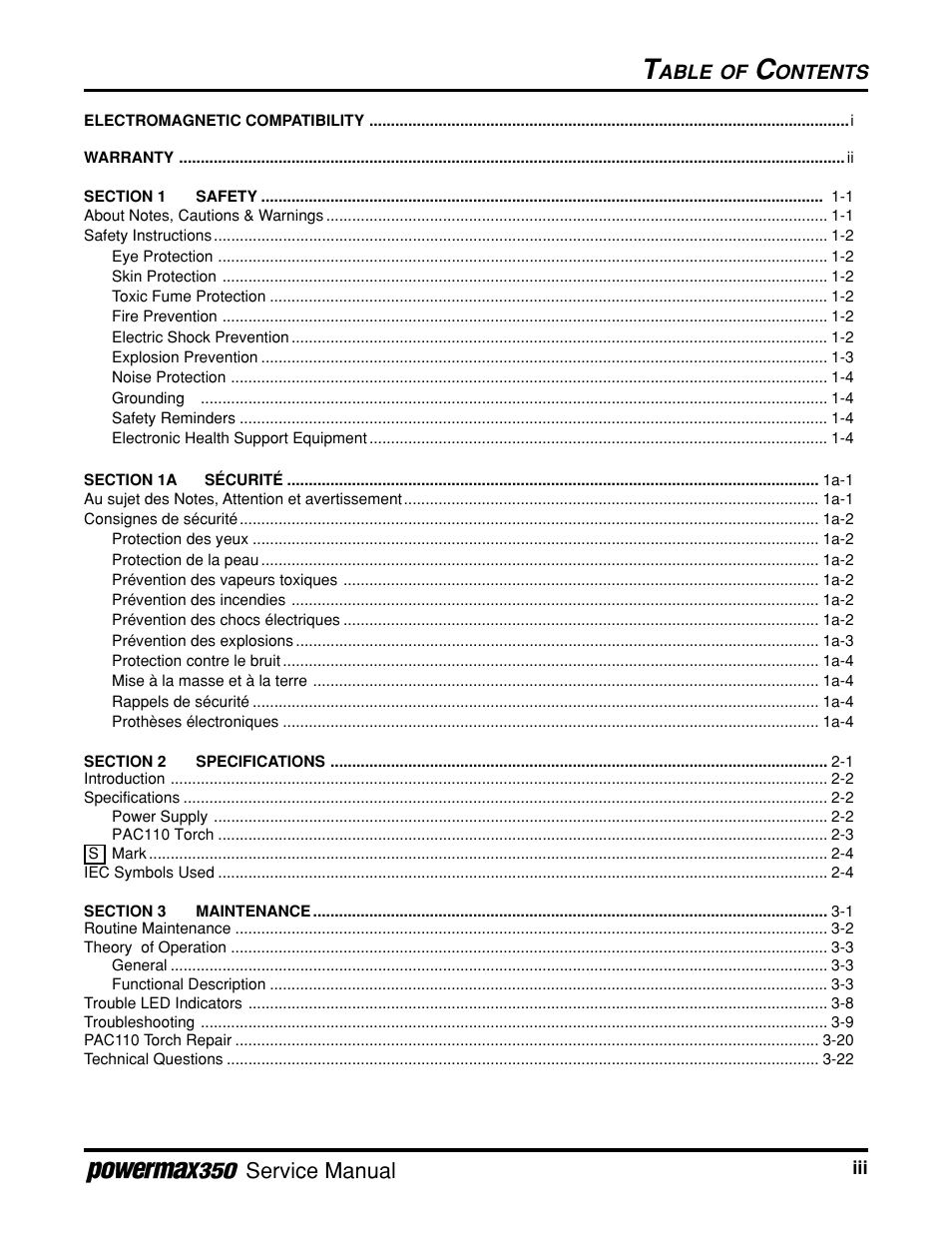 Hypertherm Powermax350 Service Manual User Manual | Page 6 / 53