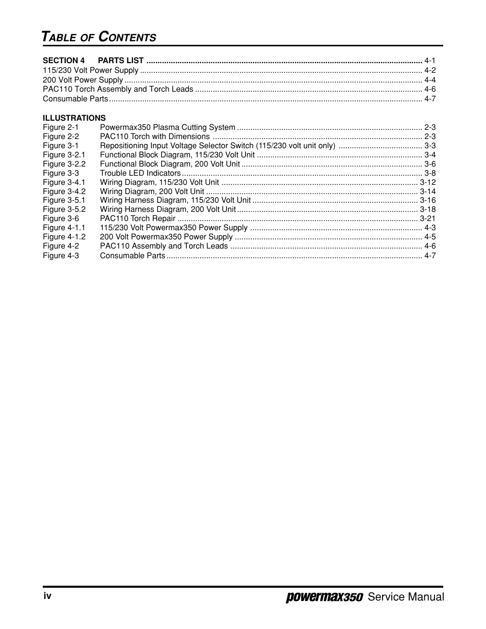 Service manual | Hypertherm Powermax350 Service Manual User Manual | Page 7 / 53