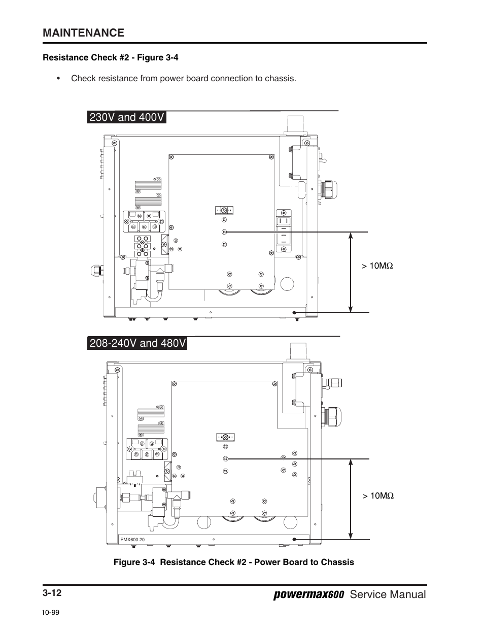 Powermax | Hypertherm Powermax600 Service Manua User Manual | Page 38 / 89