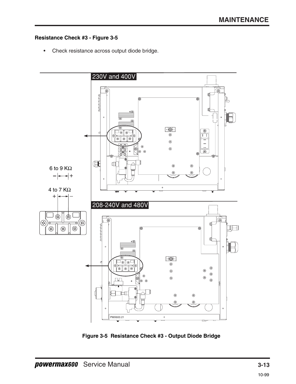 Powermax | Hypertherm Powermax600 Service Manua User Manual | Page 39 / 89