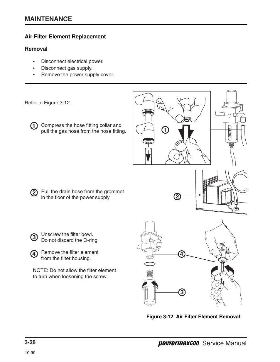 Powermax | Hypertherm Powermax600 Service Manua User Manual | Page 54 / 89