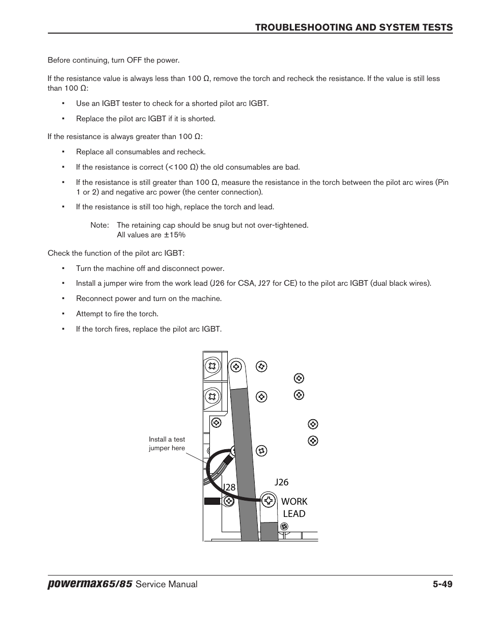 Powermax | Hypertherm Powermax65 Service Manual Rev.1 User Manual | Page 175 / 248