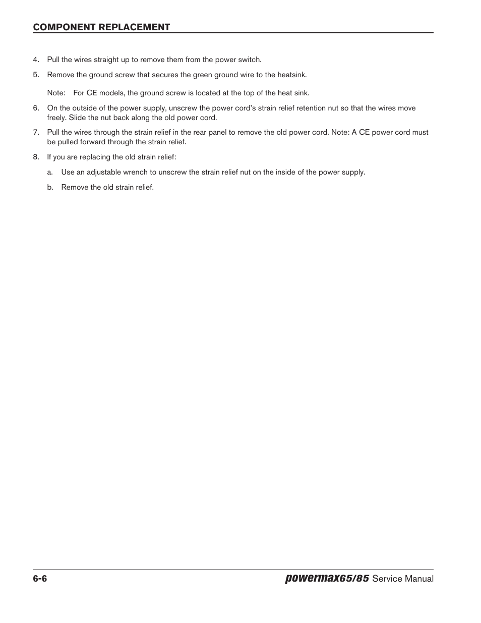 Powermax | Hypertherm Powermax65 Service Manual Rev.1 User Manual | Page 188 / 248