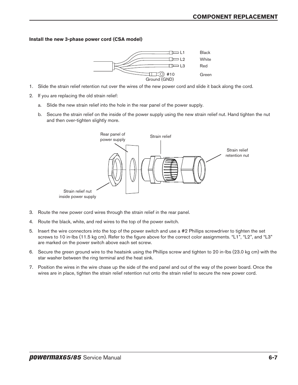 Powermax | Hypertherm Powermax65 Service Manual Rev.1 User Manual | Page 189 / 248