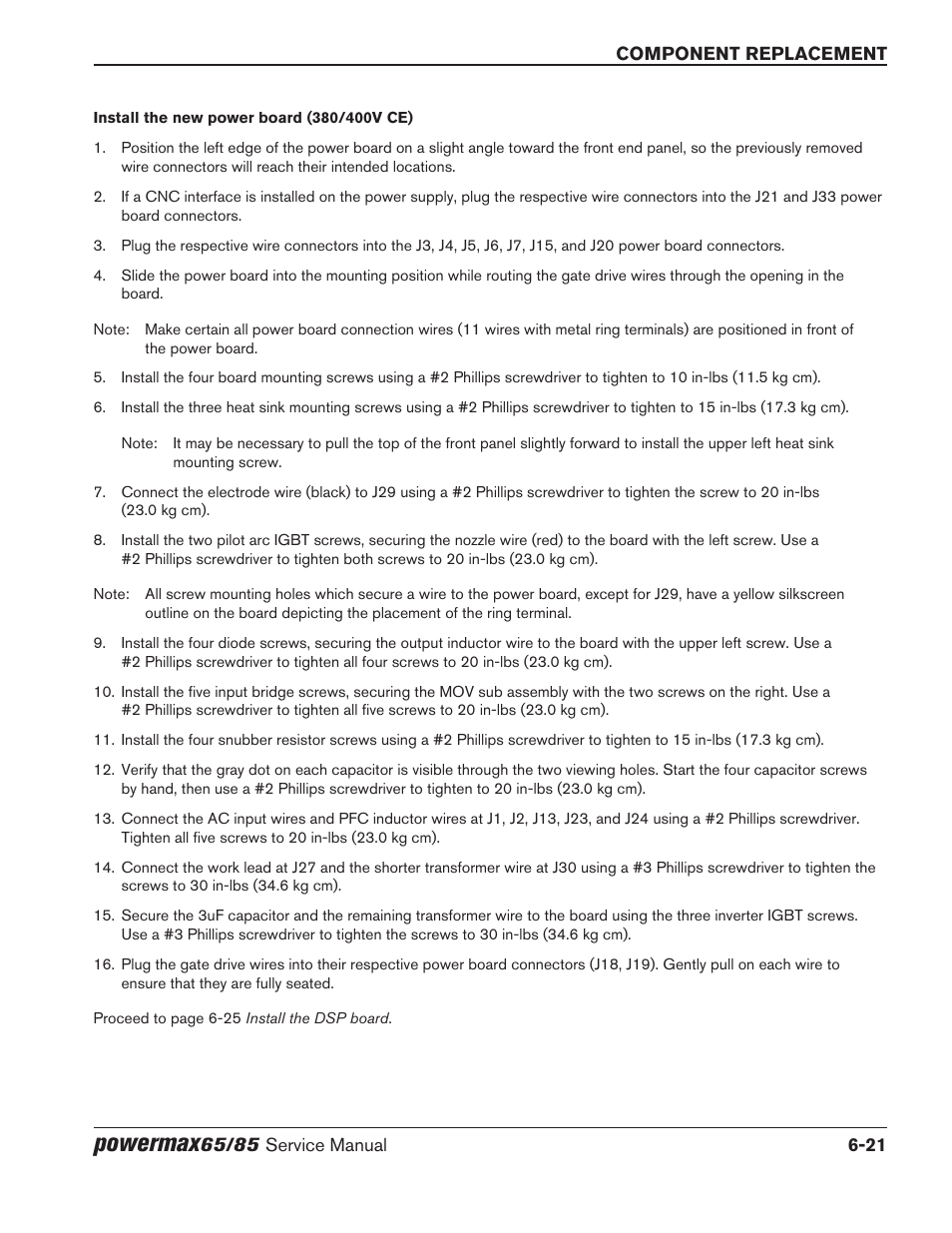 Powermax | Hypertherm Powermax65 Service Manual Rev.1 User Manual | Page 203 / 248
