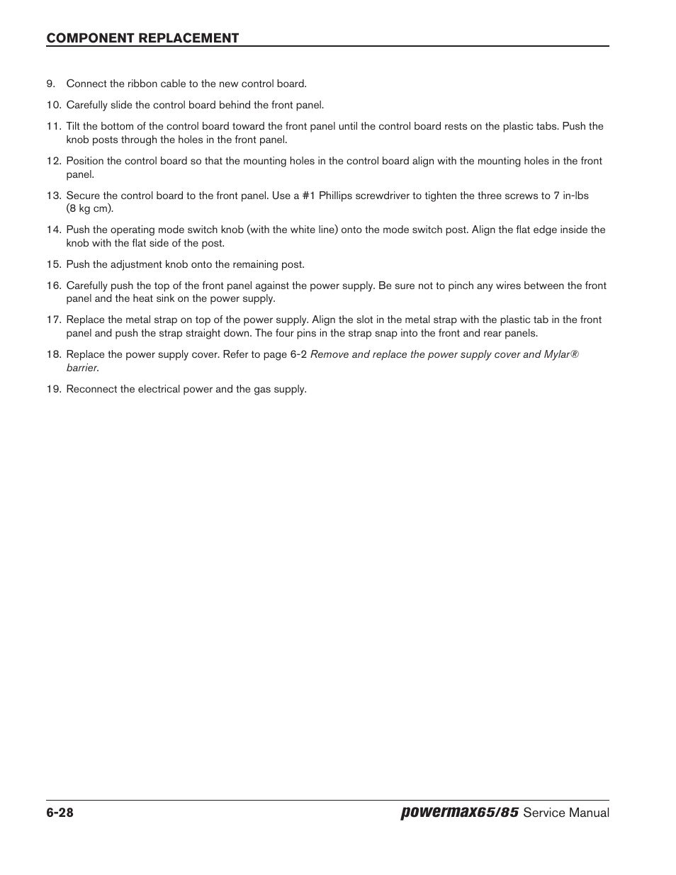 Powermax | Hypertherm Powermax65 Service Manual Rev.1 User Manual | Page 210 / 248