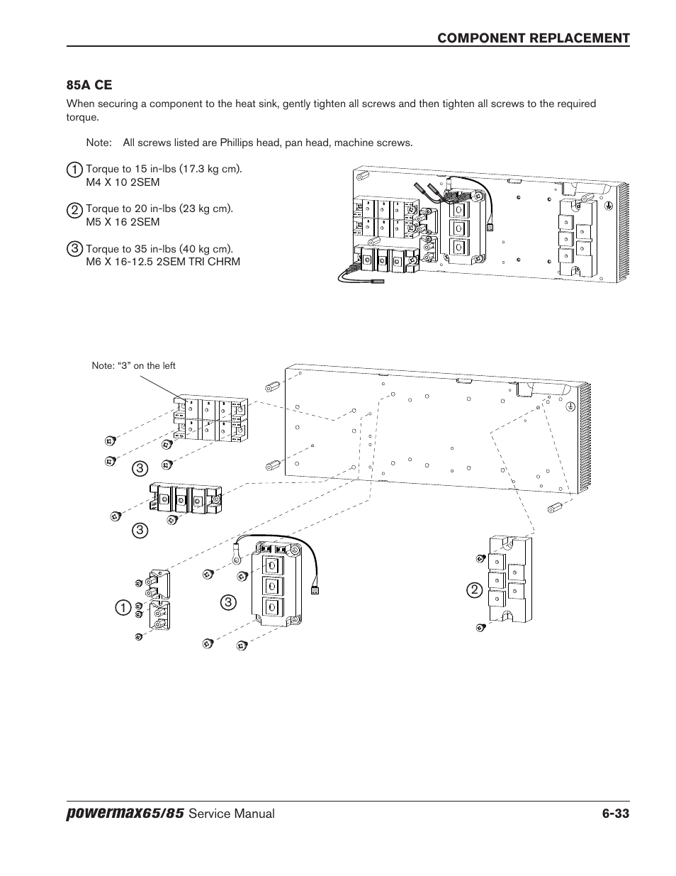 85a ce, 85a ce -33, Powermax | Hypertherm Powermax65 Service Manual Rev.1 User Manual | Page 215 / 248