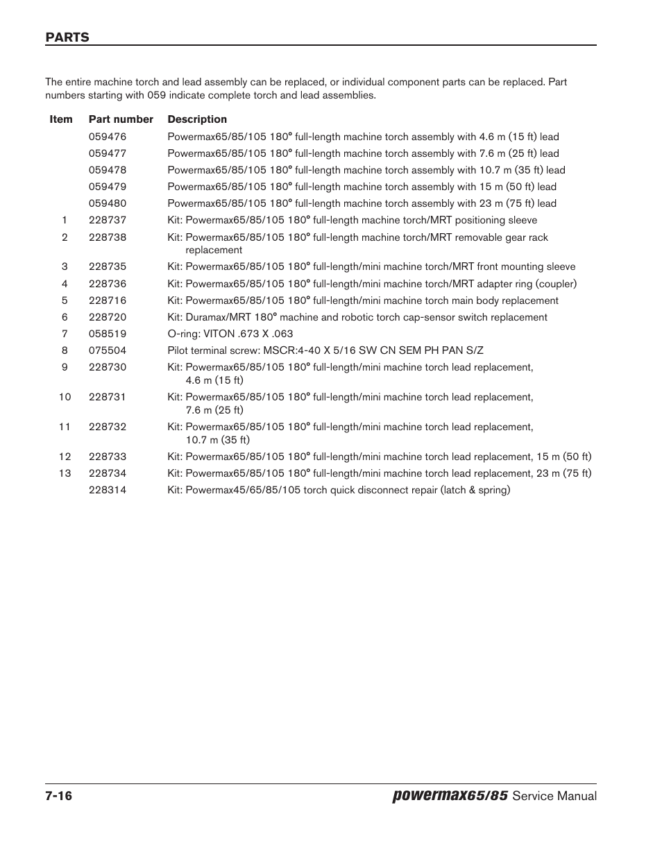 Powermax | Hypertherm Powermax65 Service Manual Rev.1 User Manual | Page 232 / 248