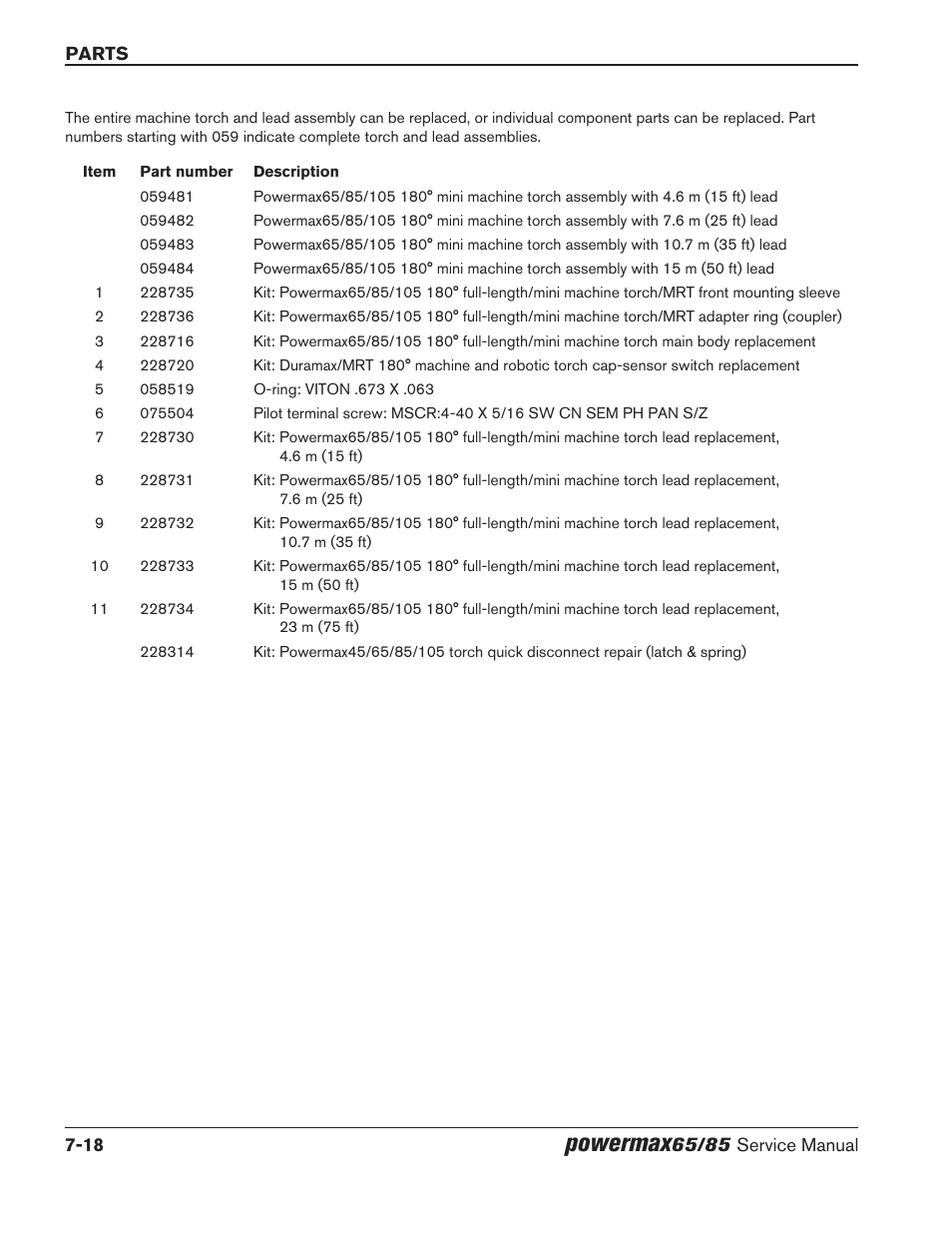 Powermax | Hypertherm Powermax65 Service Manual Rev.1 User Manual | Page 234 / 248