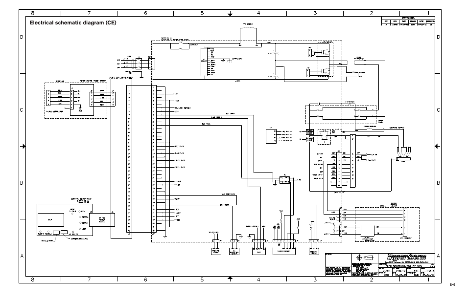 Electrical schematic diagram (ce), Electrical schematic diagram (ce) -6 | Hypertherm Powermax65 Service Manual Rev.1 User Manual | Page 248 / 248