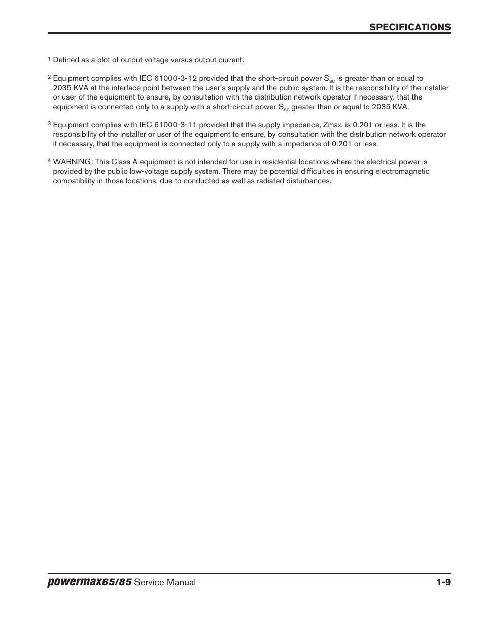 Powermax | Hypertherm Powermax65 Service Manual Rev.1 User Manual | Page 25 / 248