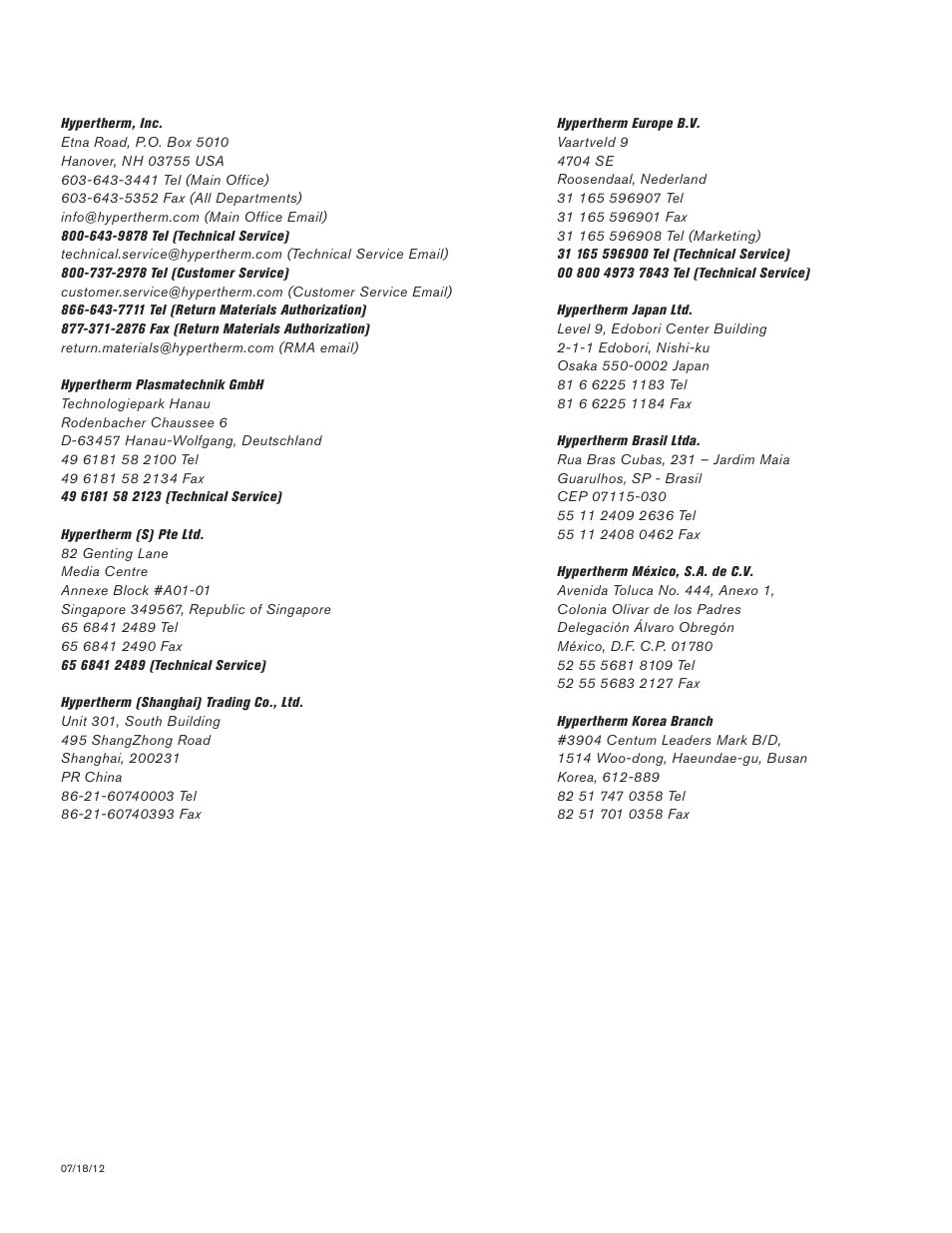 Hypertherm Powermax65 Service Manual Rev.1 User Manual | Page 4 / 248
