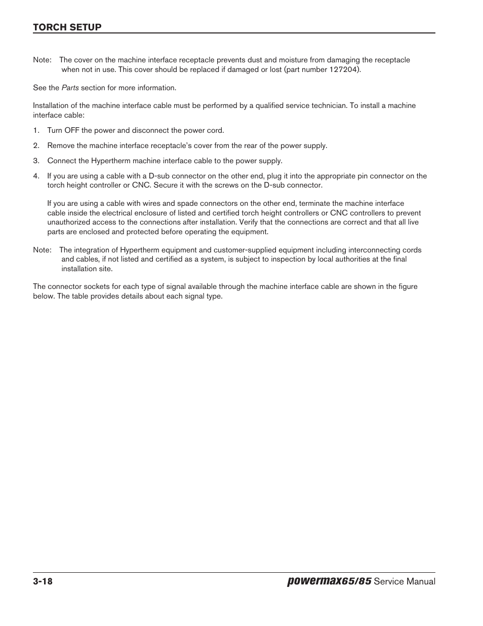 Powermax | Hypertherm Powermax65 Service Manual Rev.1 User Manual | Page 66 / 248
