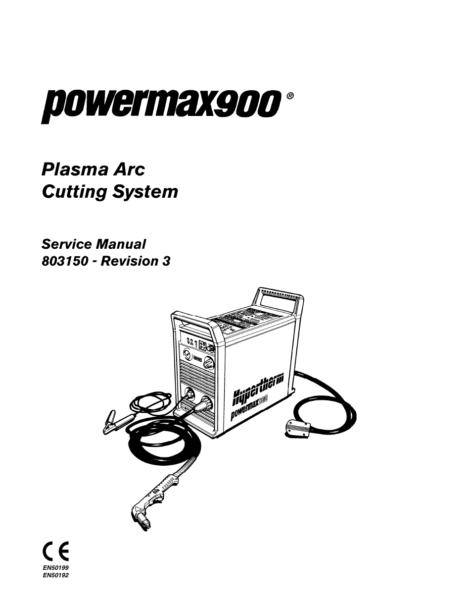 Hypertherm Powermax900 Service Manual User Manual | 107 pages